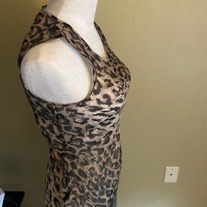 BCGB  LIGHT Leopard Flowing Sun Dress